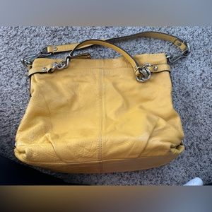 Coach purse - Mustard yellow